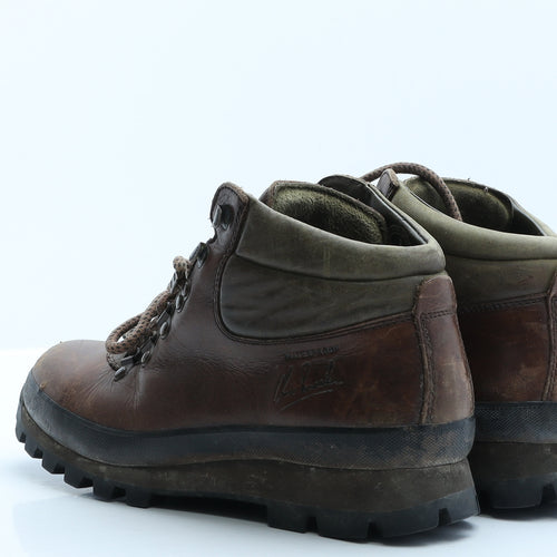 Chris Brasher Womens Brown  Leather Snow Boot Boot 7