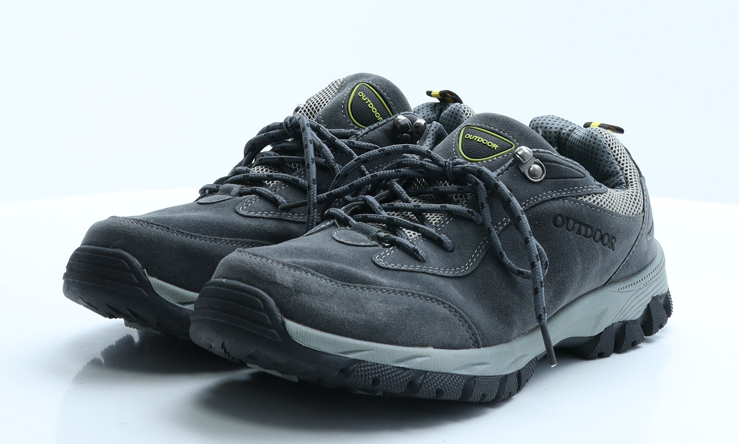 Outdoor Mens Grey  Polyester Trainer  9.5 EUR 43
