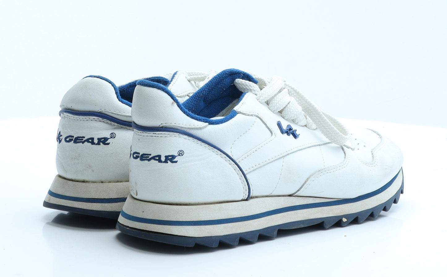 LA Gear Womens White  Polyester Trainer  6 EUR 39