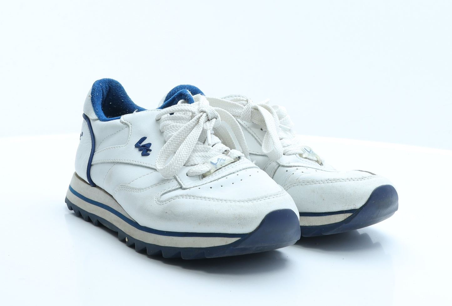 LA Gear Womens White  Polyester Trainer  6 EUR 39