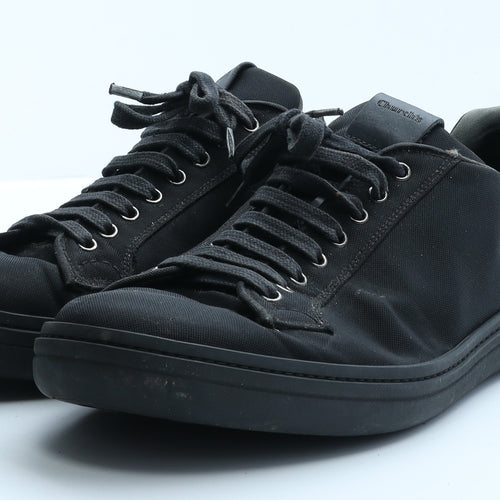 Church's Mens Black  Polyamide Trainer Casual 11.5