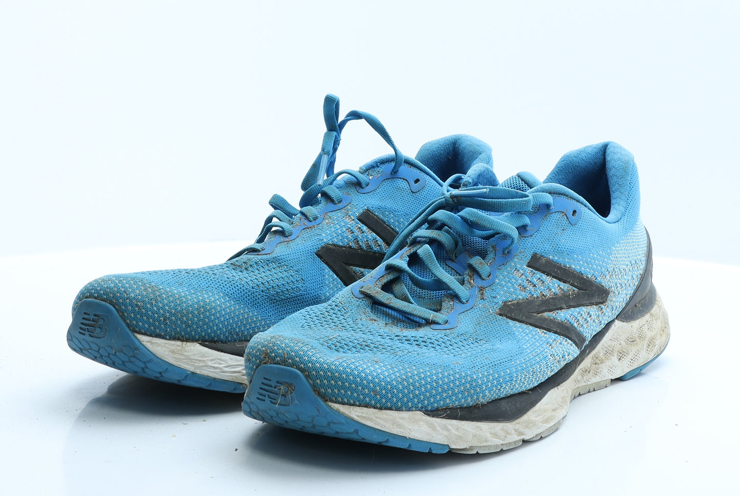 New Balance Mens Blue Geometric Polyester Trainer  12 EUR 47