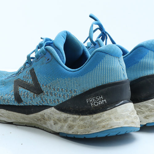 New Balance Mens Blue Geometric Polyester Trainer  12 EUR 47