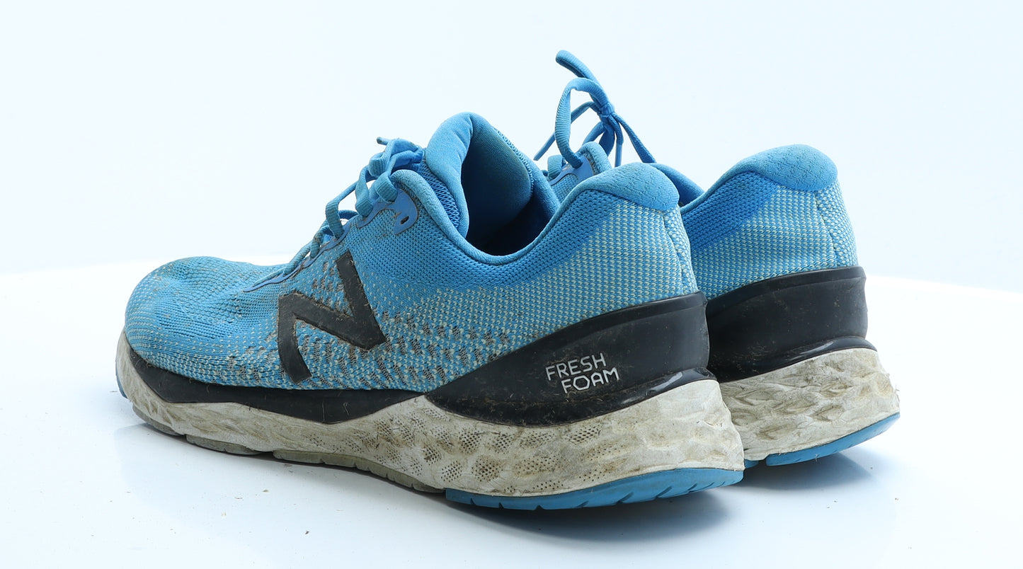 New Balance Mens Blue Geometric Polyester Trainer  12 EUR 47