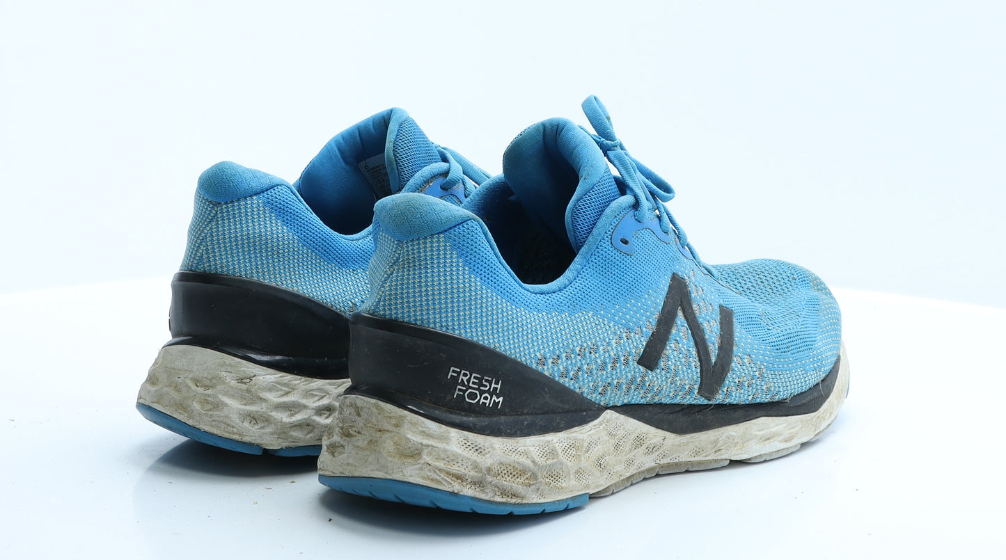 New Balance Mens Blue Geometric Polyester Trainer  12 EUR 47