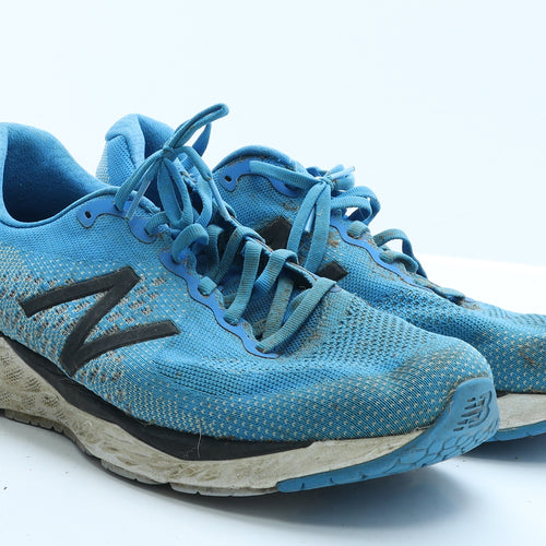 New Balance Mens Blue Geometric Polyester Trainer  12 EUR 47