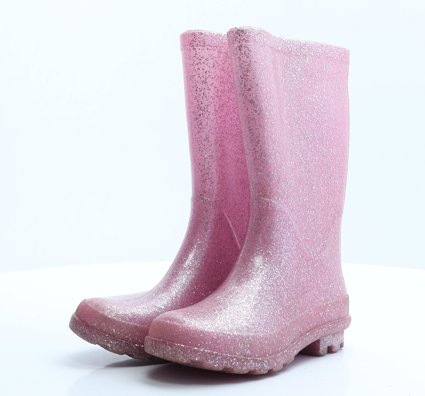 Miss Riot Girls Pink  Rubber Wellies Boot 13