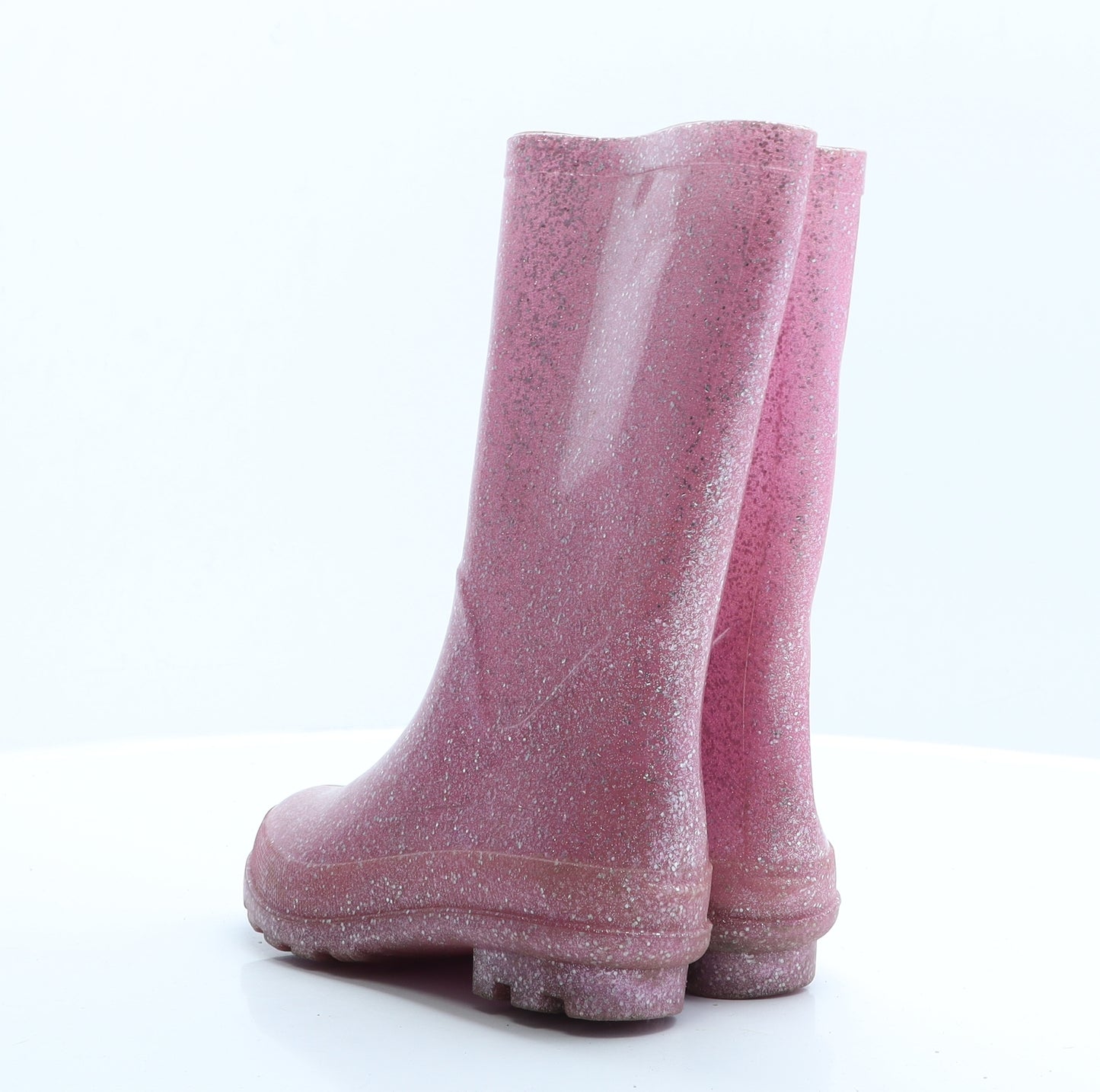 Miss Riot Girls Pink  Rubber Wellies Boot 13