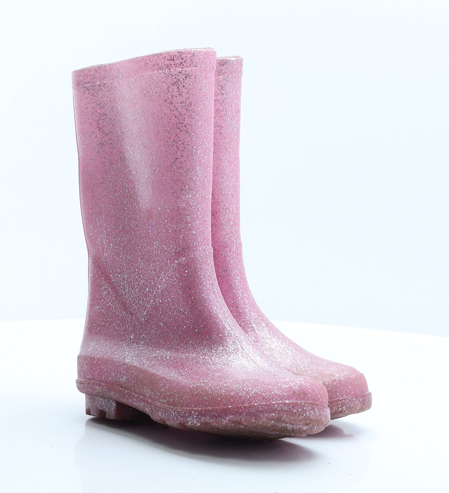 Miss Riot Girls Pink  Rubber Wellies Boot 13