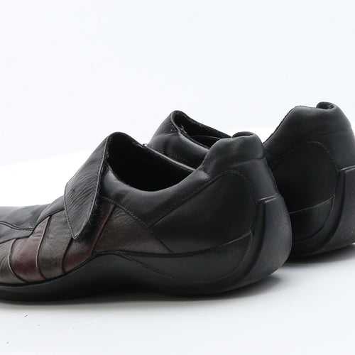 Clarks Womens Black  Leather Flat  UK 6 39