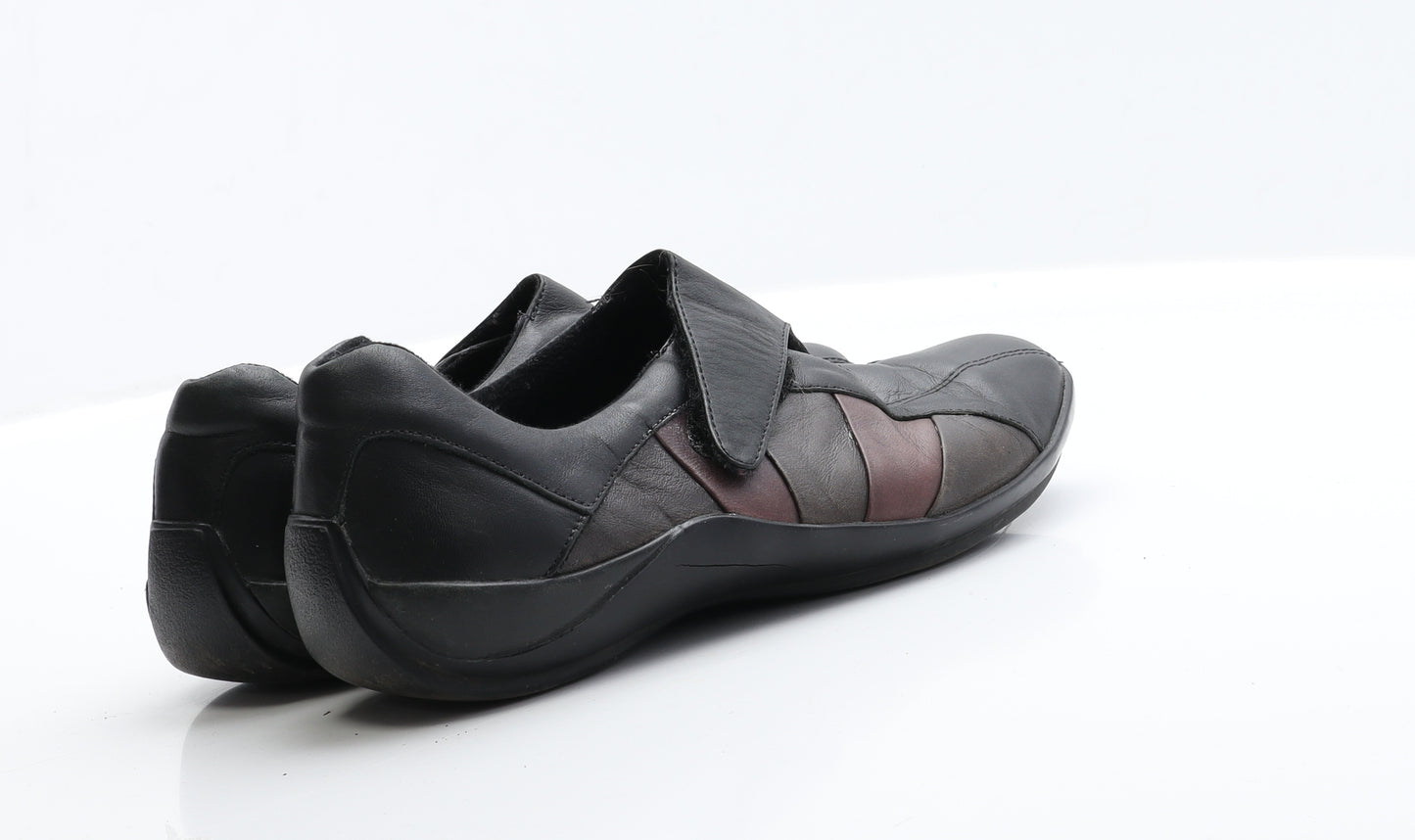 Clarks Womens Black  Leather Flat  UK 6 39