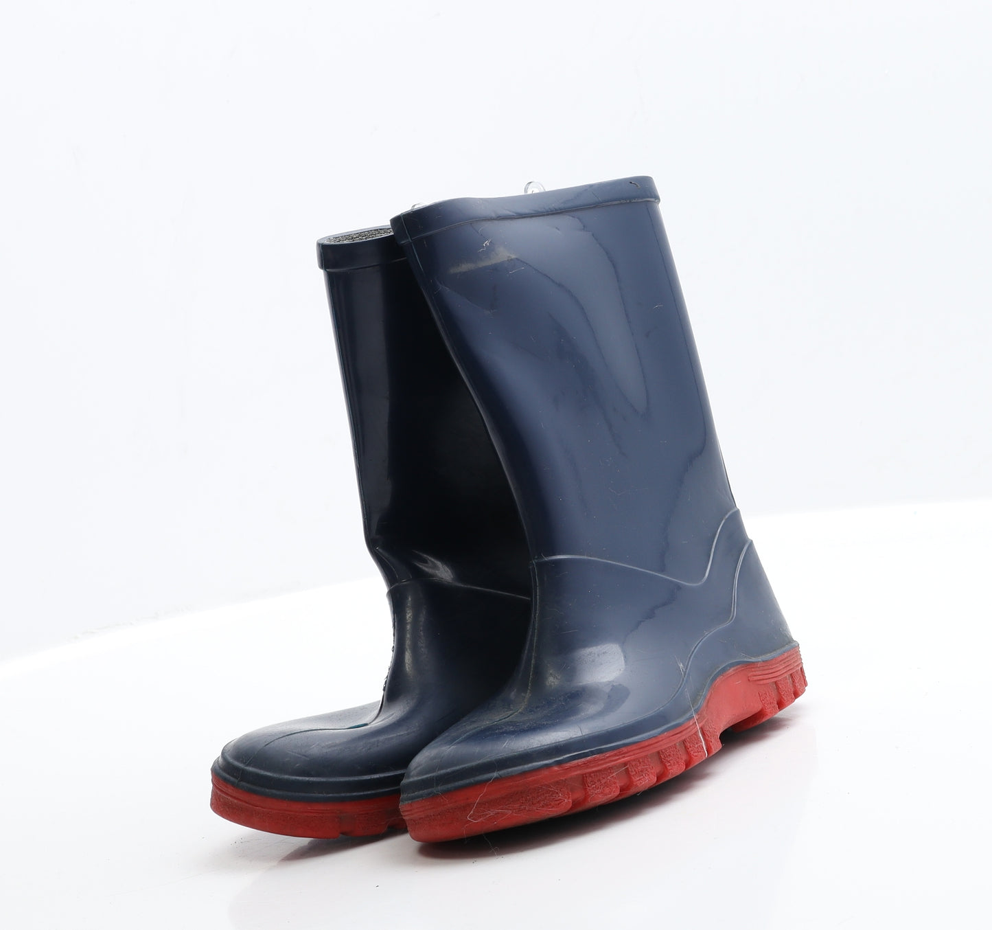 Preworn Boys Blue  Rubber Wellies Boot UK 12 12