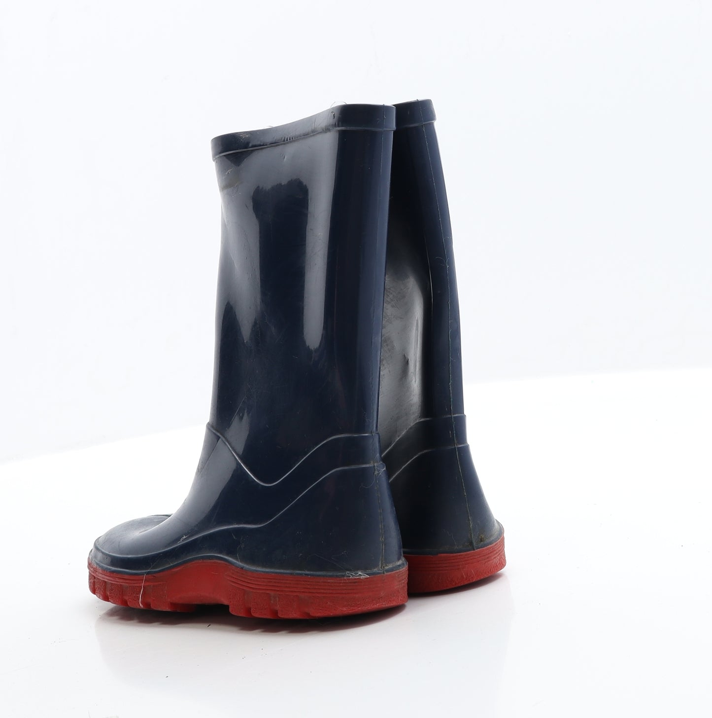 Preworn Boys Blue  Rubber Wellies Boot UK 12 12