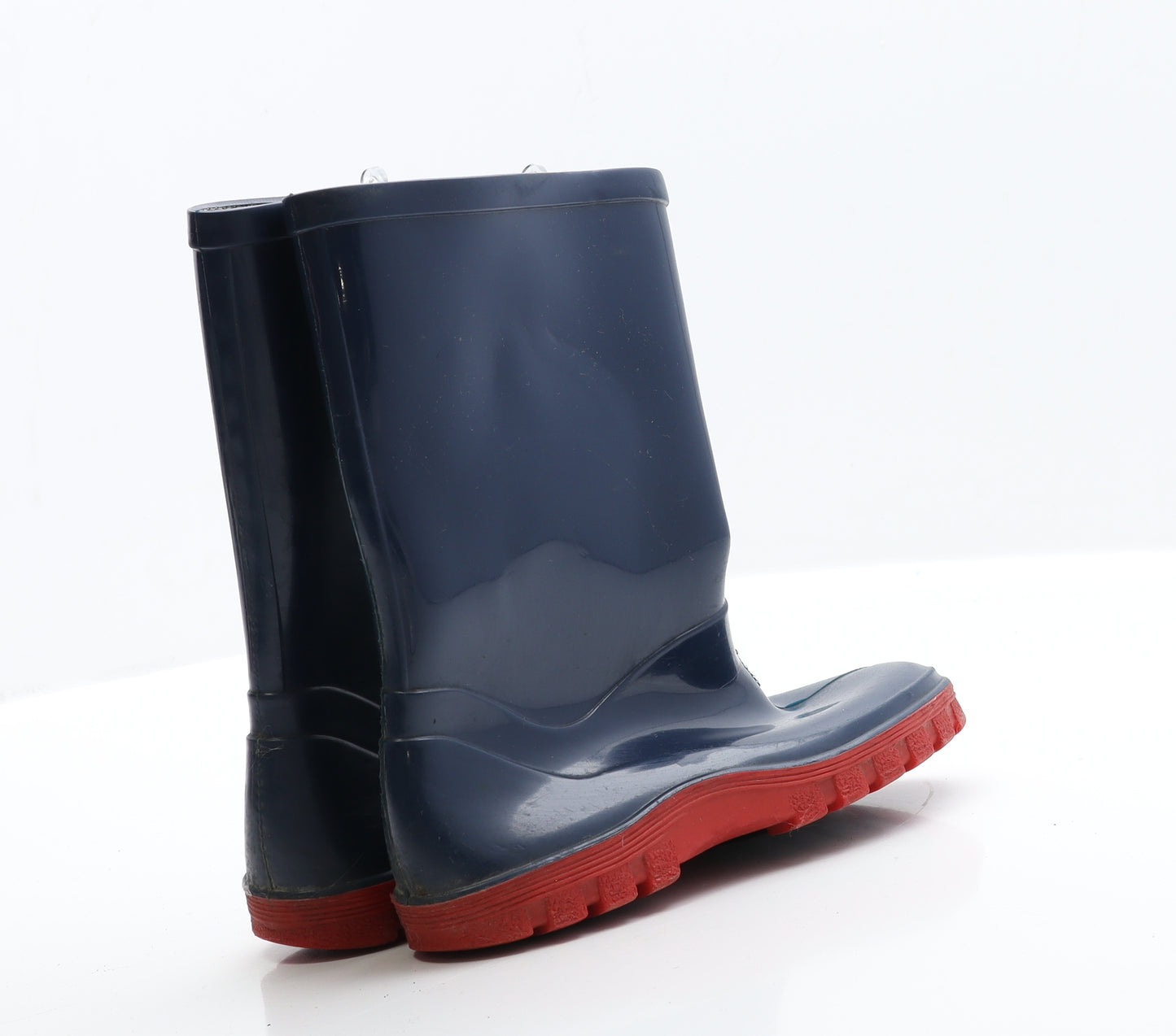 Preworn Boys Blue  Rubber Wellies Boot UK 12 12