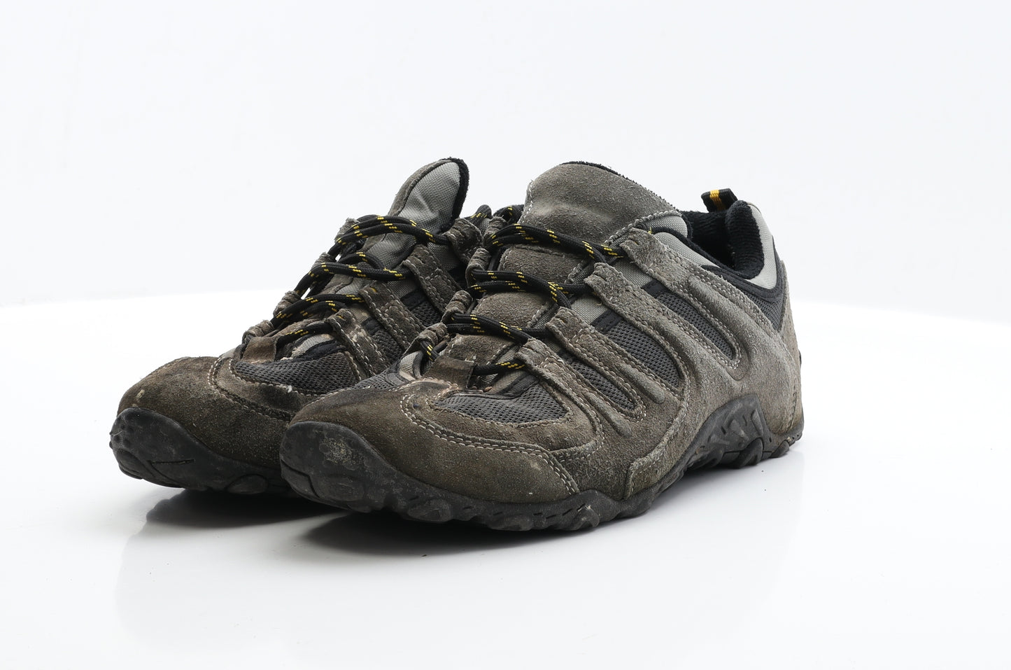 Marks and Spencer Mens Brown  Faux Suede Trainer Casual UK 8 8 EUR 41  - Walking Trainers