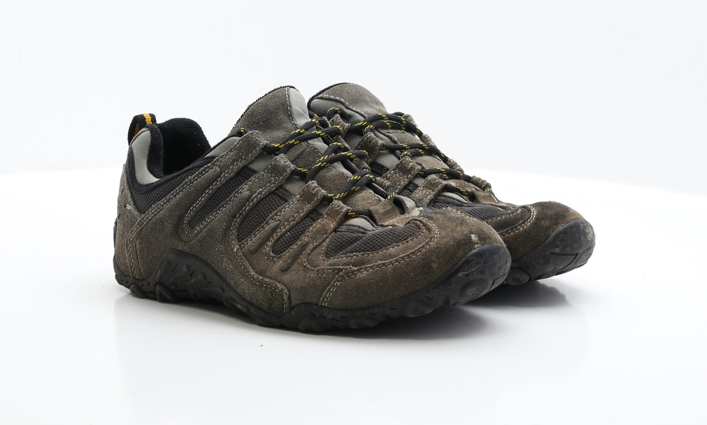 Marks and Spencer Mens Brown  Faux Suede Trainer Casual UK 8 8 EUR 41  - Walking Trainers