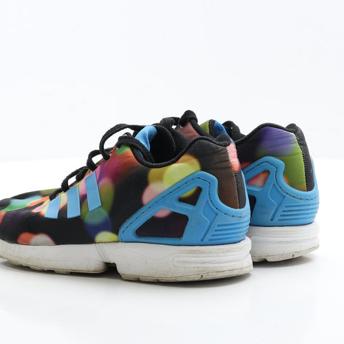 adidas Womens Multicoloured Geometric Polyester Trainer Casual UK 6 39