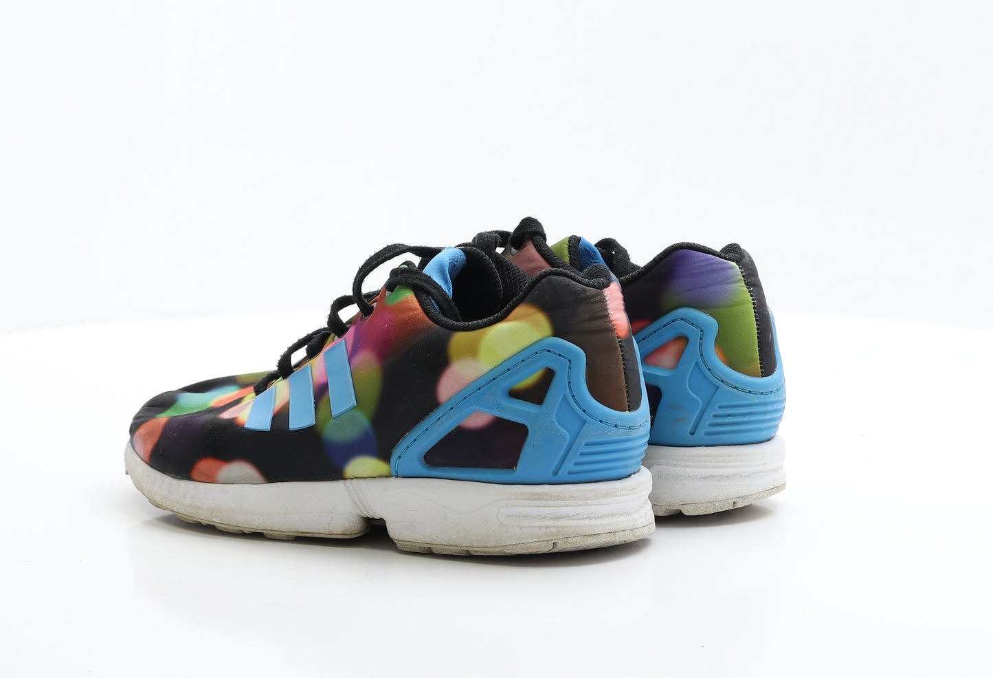 adidas Womens Multicoloured Geometric Polyester Trainer Casual UK 6 39