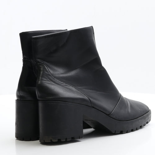 Raid Womens Black  Faux Leather Bootie Boot UK 8 EUR 41