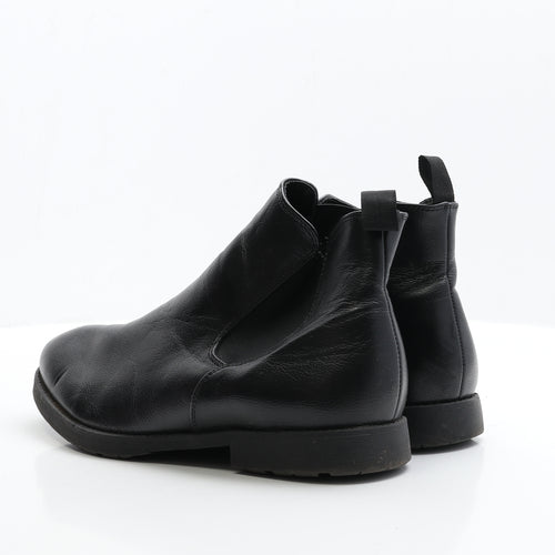 Beckett Mens Black  Faux Leather Chelsea Boot UK 11 11