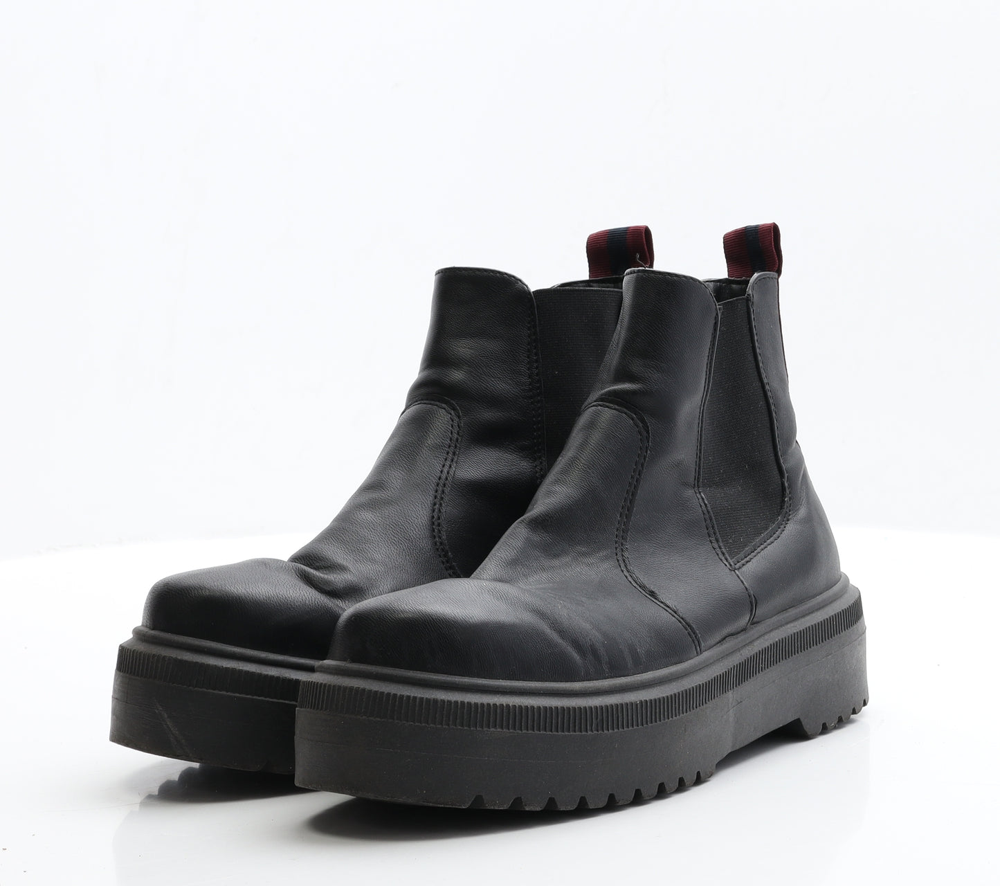 ASOS Womens Black  Faux Leather Chelsea Boot UK 5 EUR 38