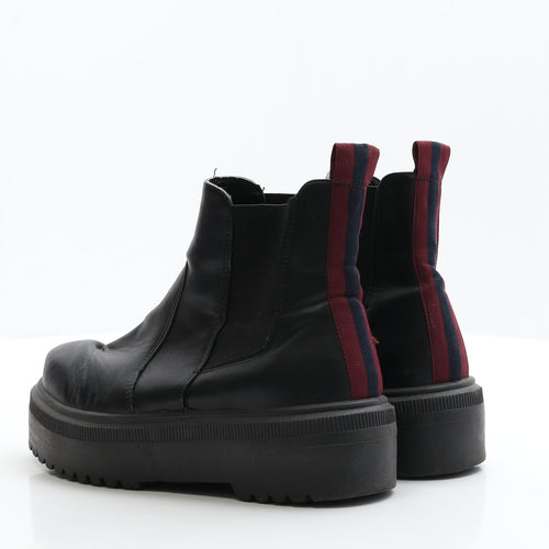 ASOS Womens Black  Faux Leather Chelsea Boot UK 5 EUR 38