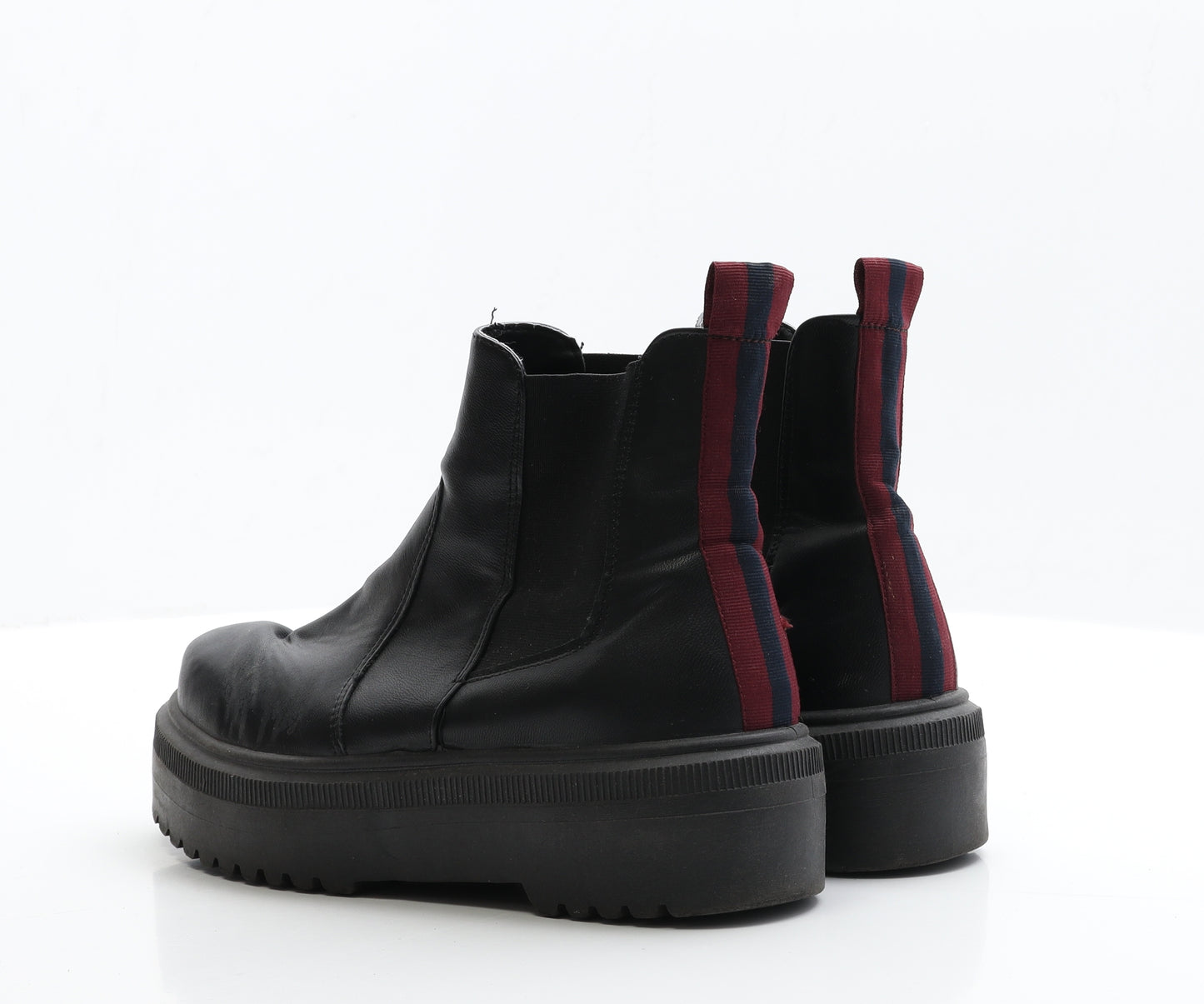 ASOS Womens Black  Faux Leather Chelsea Boot UK 5 EUR 38