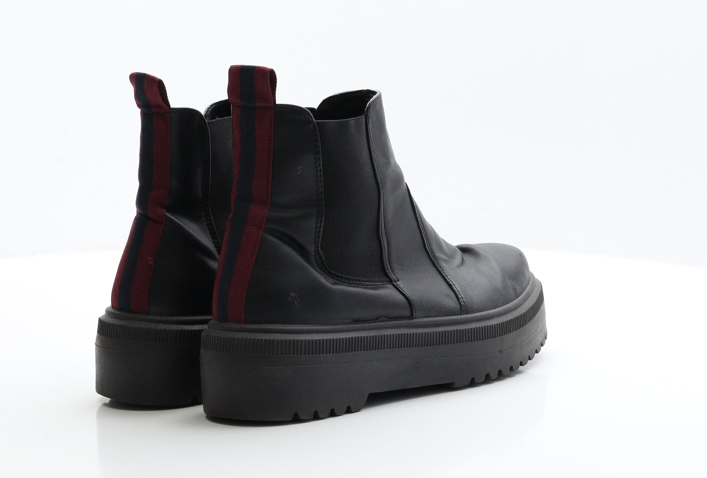 ASOS Womens Black  Faux Leather Chelsea Boot UK 5 EUR 38