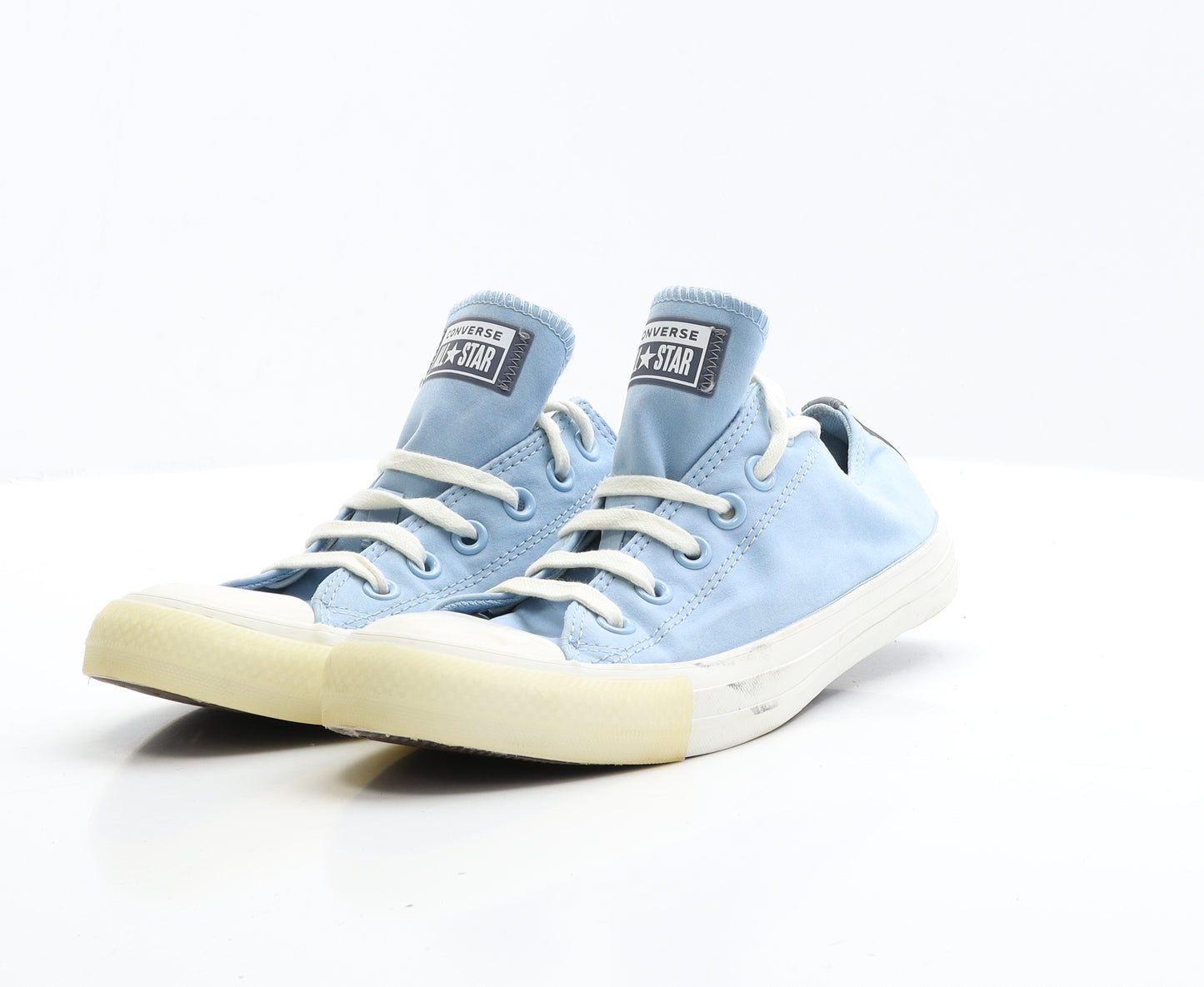 Converse Womens Blue  Fabric Trainer Flat UK 6.5 39.5
