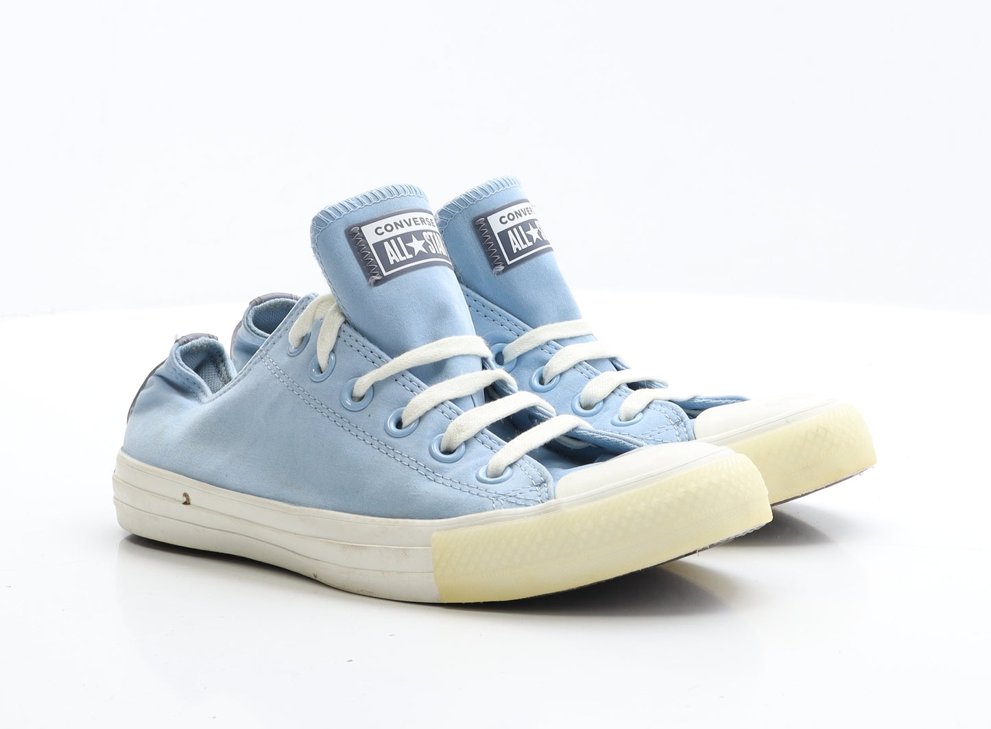 Converse Womens Blue  Fabric Trainer Flat UK 6.5 39.5
