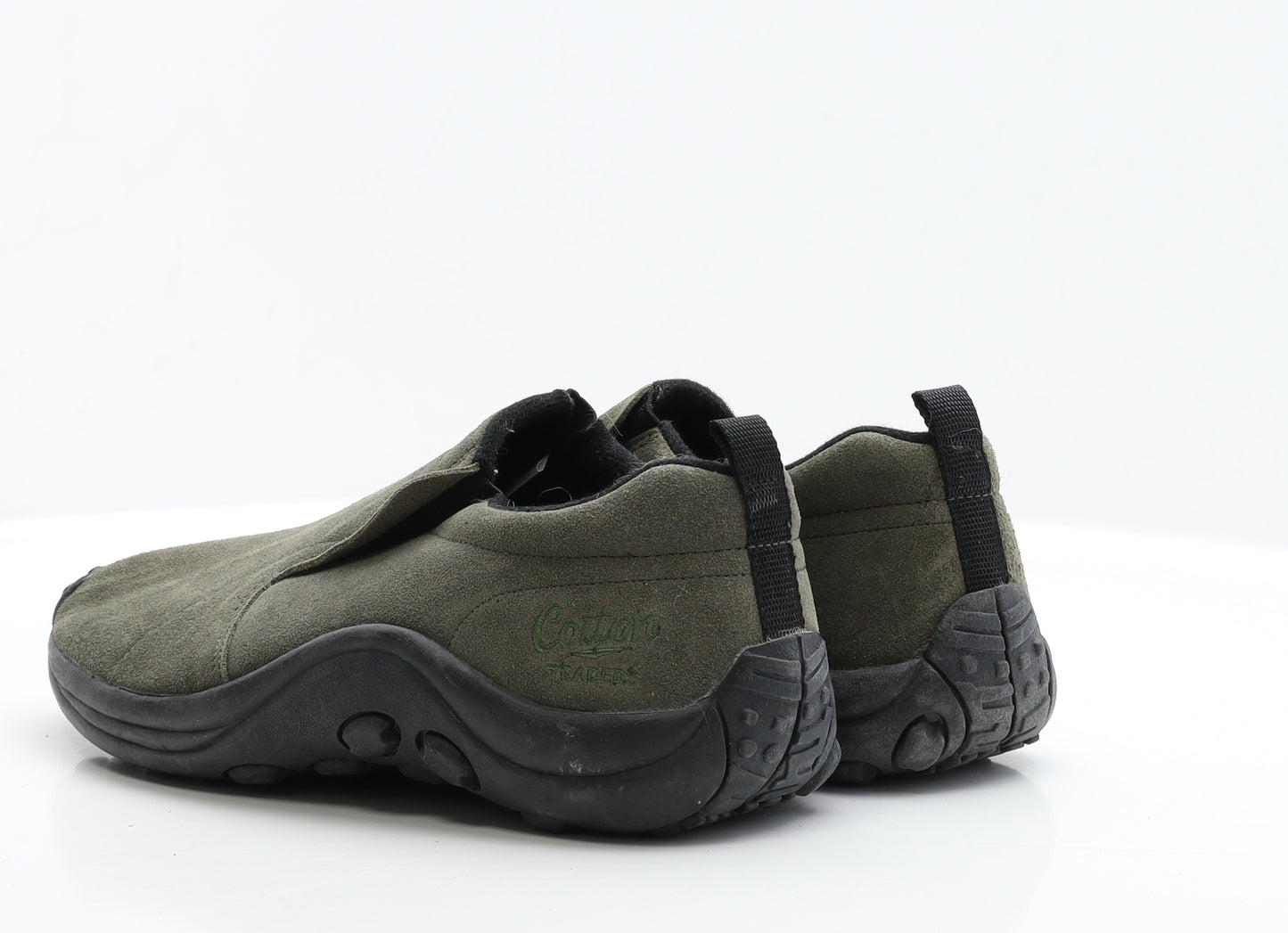 Cotton Traders Mens Green  Faux Suede Loafer Casual UK 9 9 EUR 42
