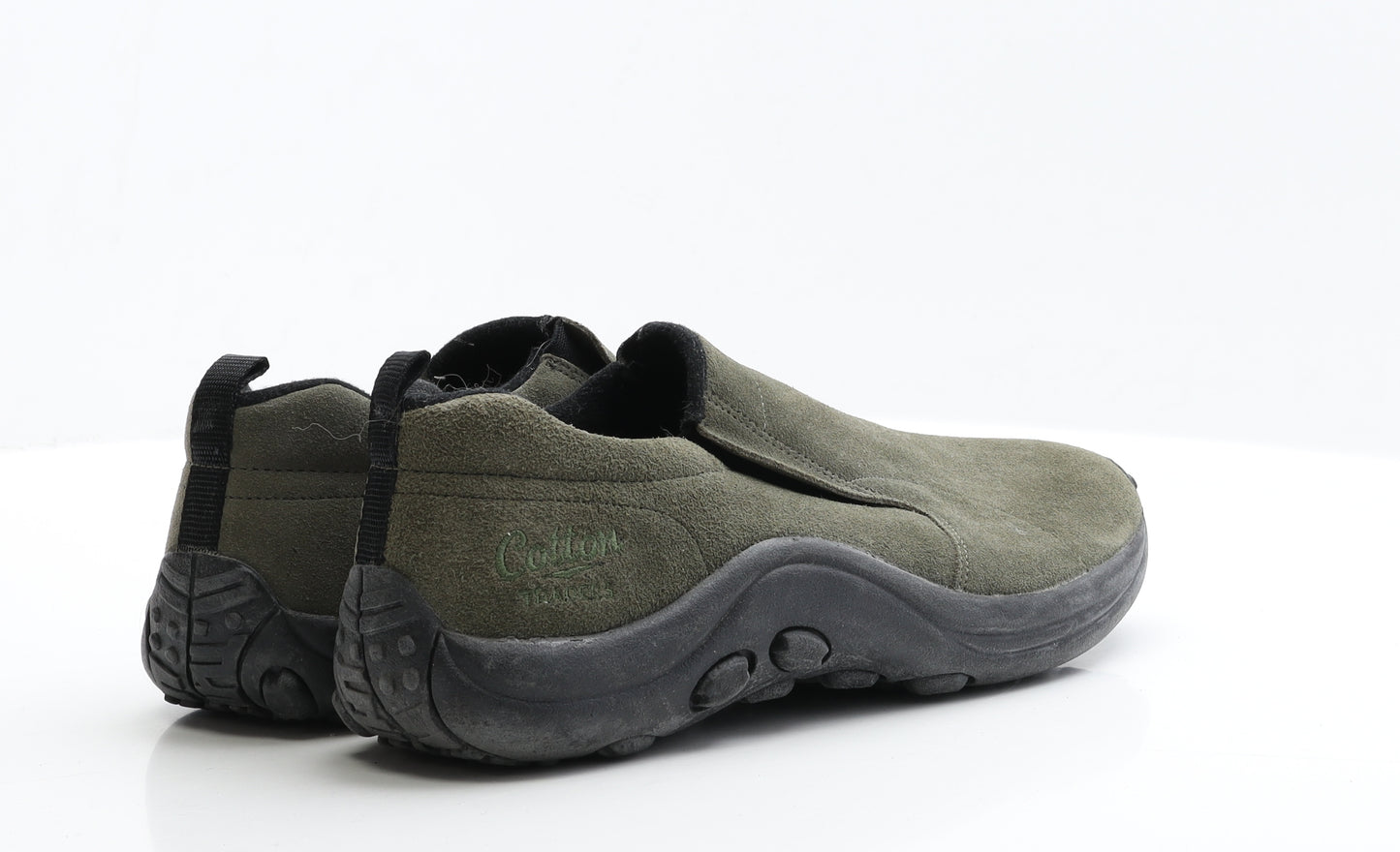 Cotton Traders Mens Green  Faux Suede Loafer Casual UK 9 9 EUR 42