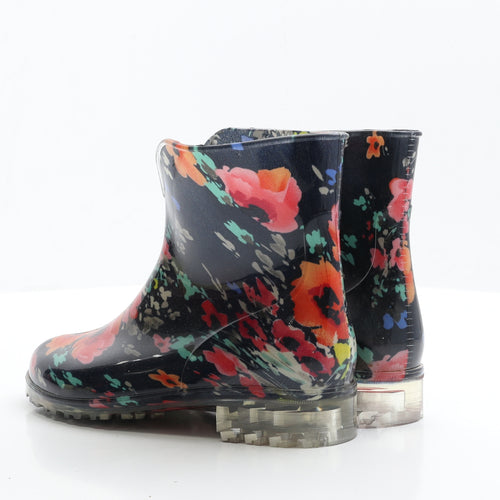 Pavers Womens Multicoloured Floral Rubber Wellies Boot UK 7 40