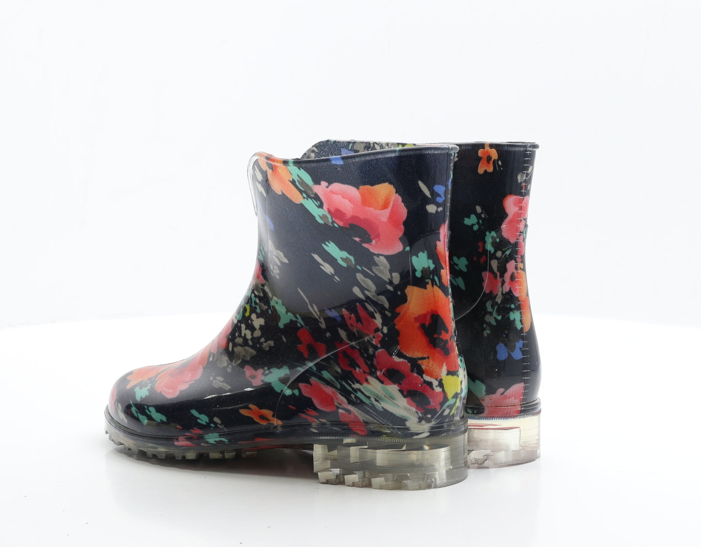 Pavers Womens Multicoloured Floral Rubber Wellies Boot UK 7 40