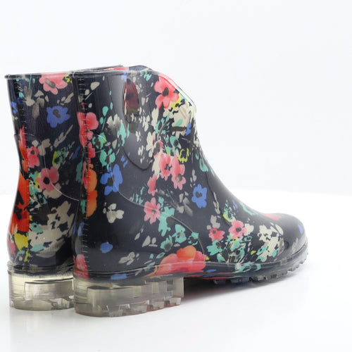Pavers Womens Multicoloured Floral Rubber Wellies Boot UK 7 40