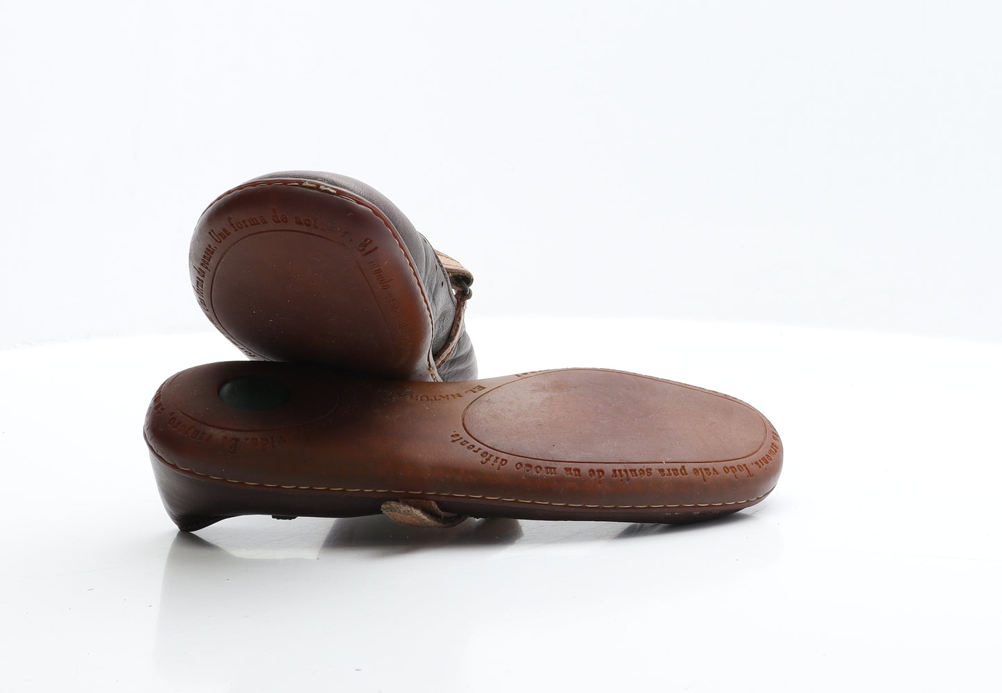 El naturea Lista Womens Brown  Leather Flat  UK 5 38