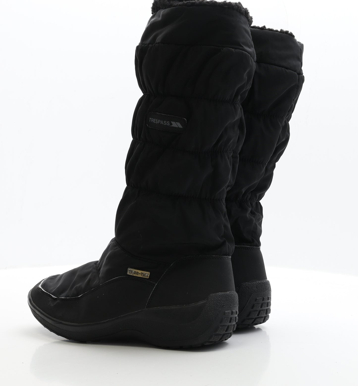 Trespass Womens Black  Polyester Snow Boot Boot UK 8 EUR 41