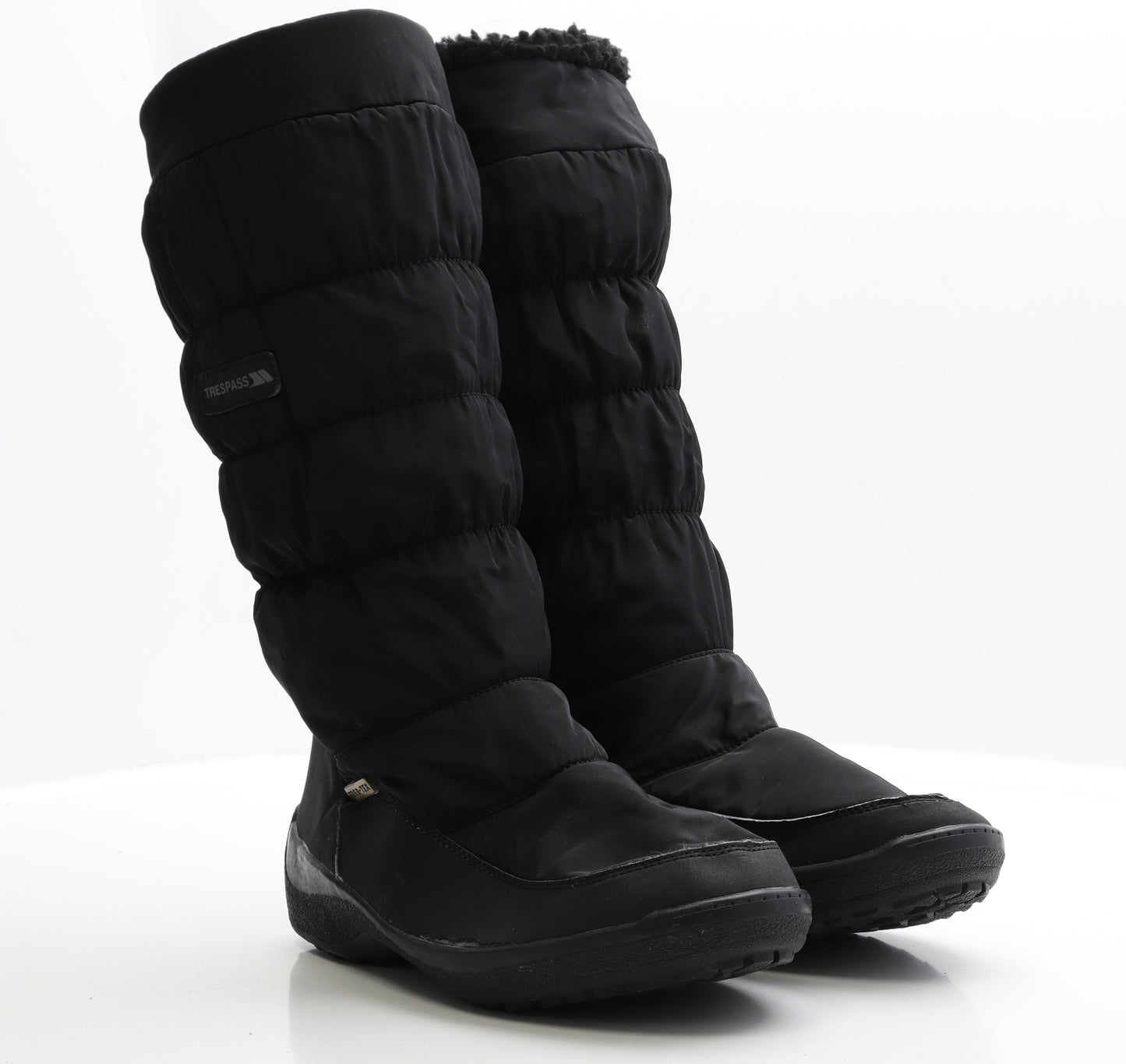 Trespass Womens Black  Polyester Snow Boot Boot UK 8 EUR 41