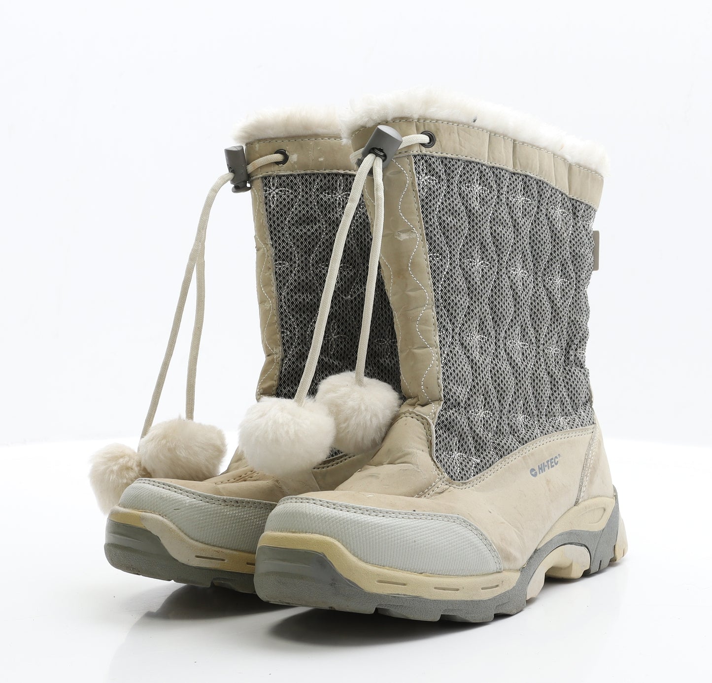 Hi-Tec Womens Beige  Polyester Snow Boot Boot UK 6 EUR 39