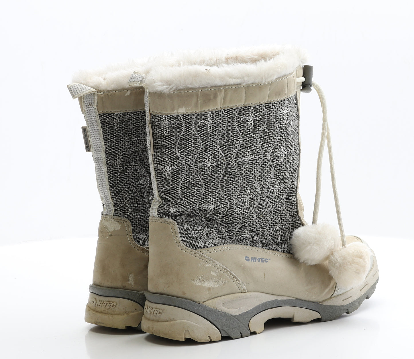 Hi-Tec Womens Beige  Polyester Snow Boot Boot UK 6 EUR 39