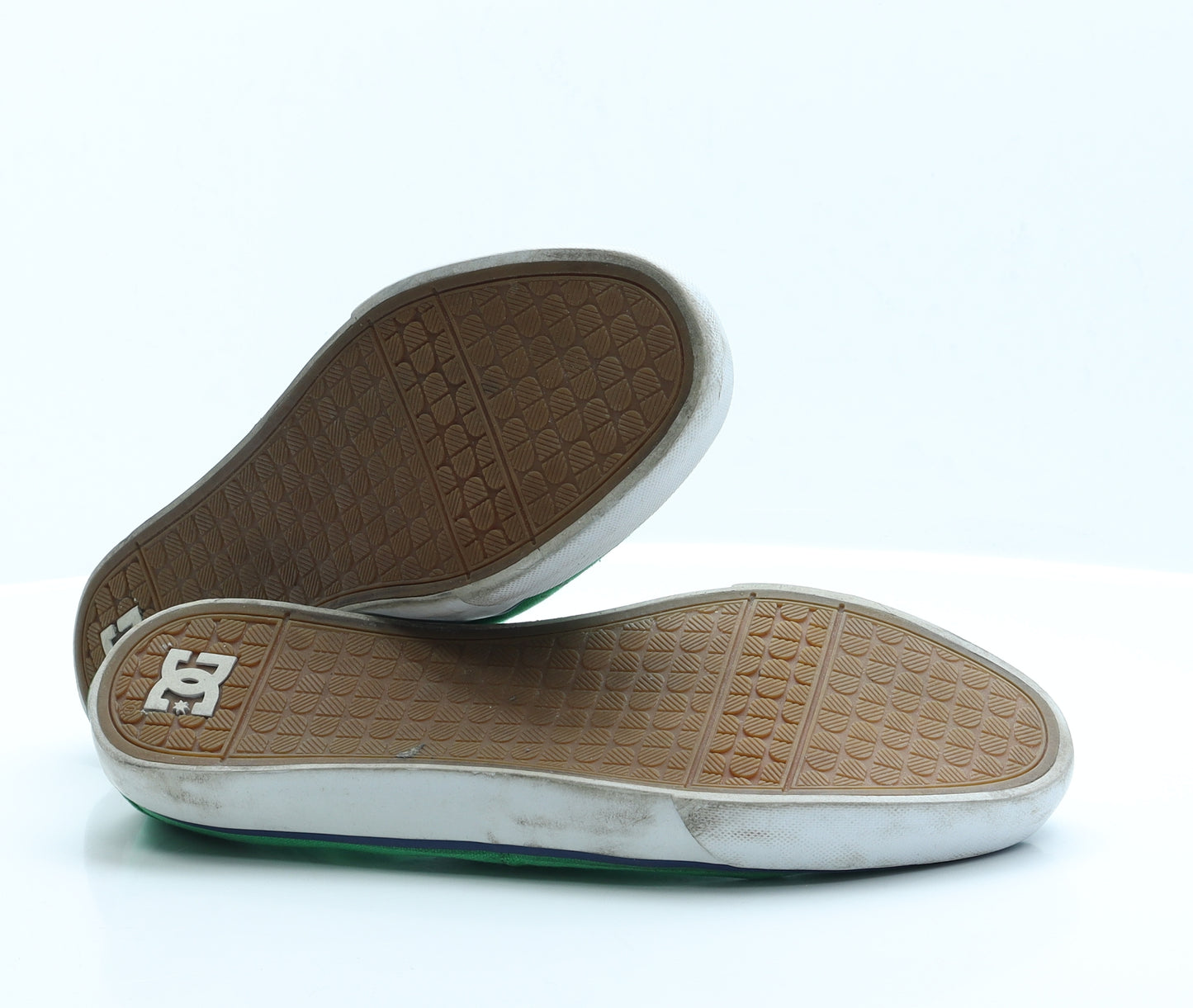 DC Shoes Mens Green  Fabric Trainer Casual 12