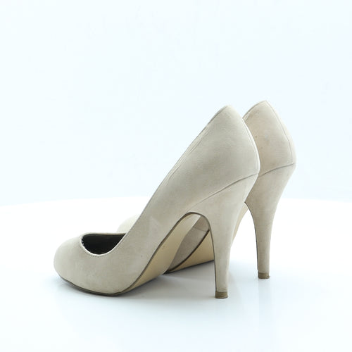 Primark Womens Pink  Faux Suede Court Heel 6 EUR 39