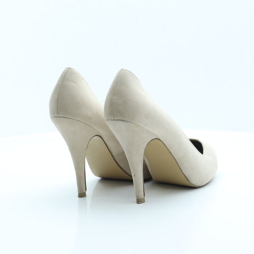 Primark Womens Pink  Faux Suede Court Heel 6 EUR 39