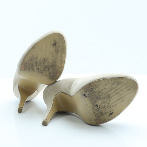 Primark Womens Pink  Faux Suede Court Heel 6 EUR 39