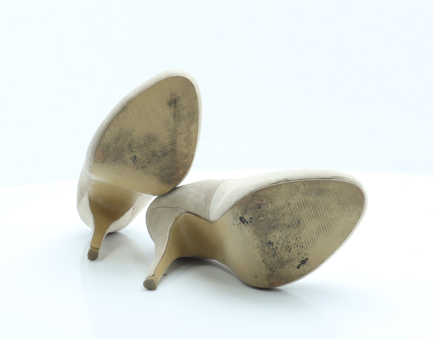 Primark Womens Pink  Faux Suede Court Heel 6 EUR 39