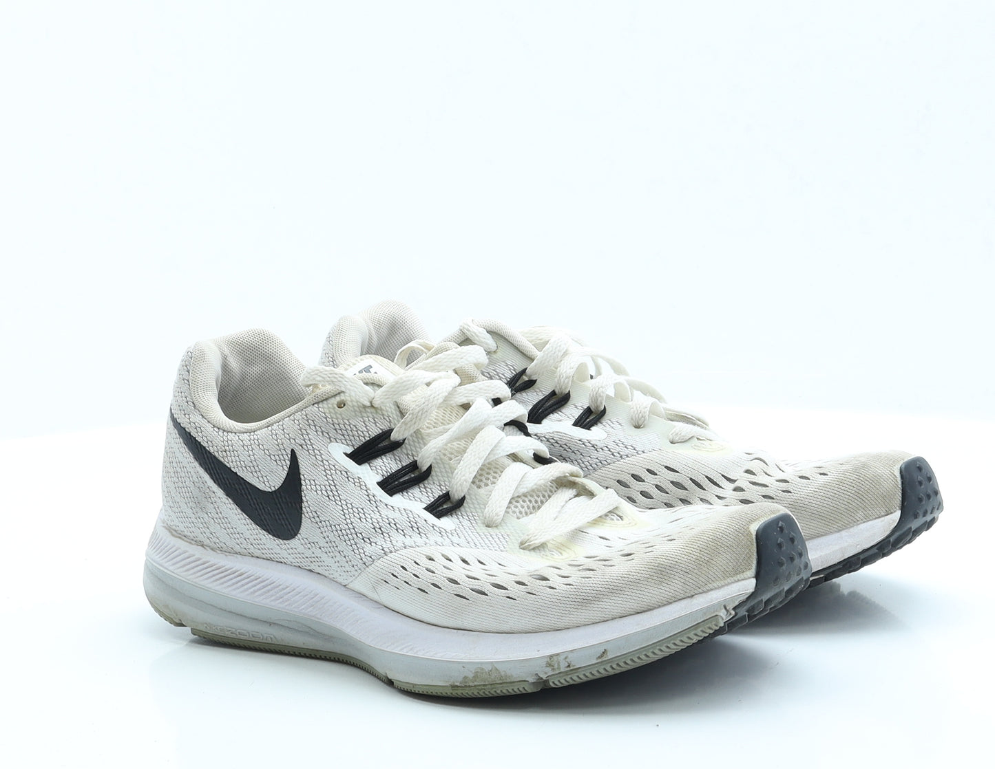 Nike Womens Ivory  Fabric Trainer Casual 6 40 8.5