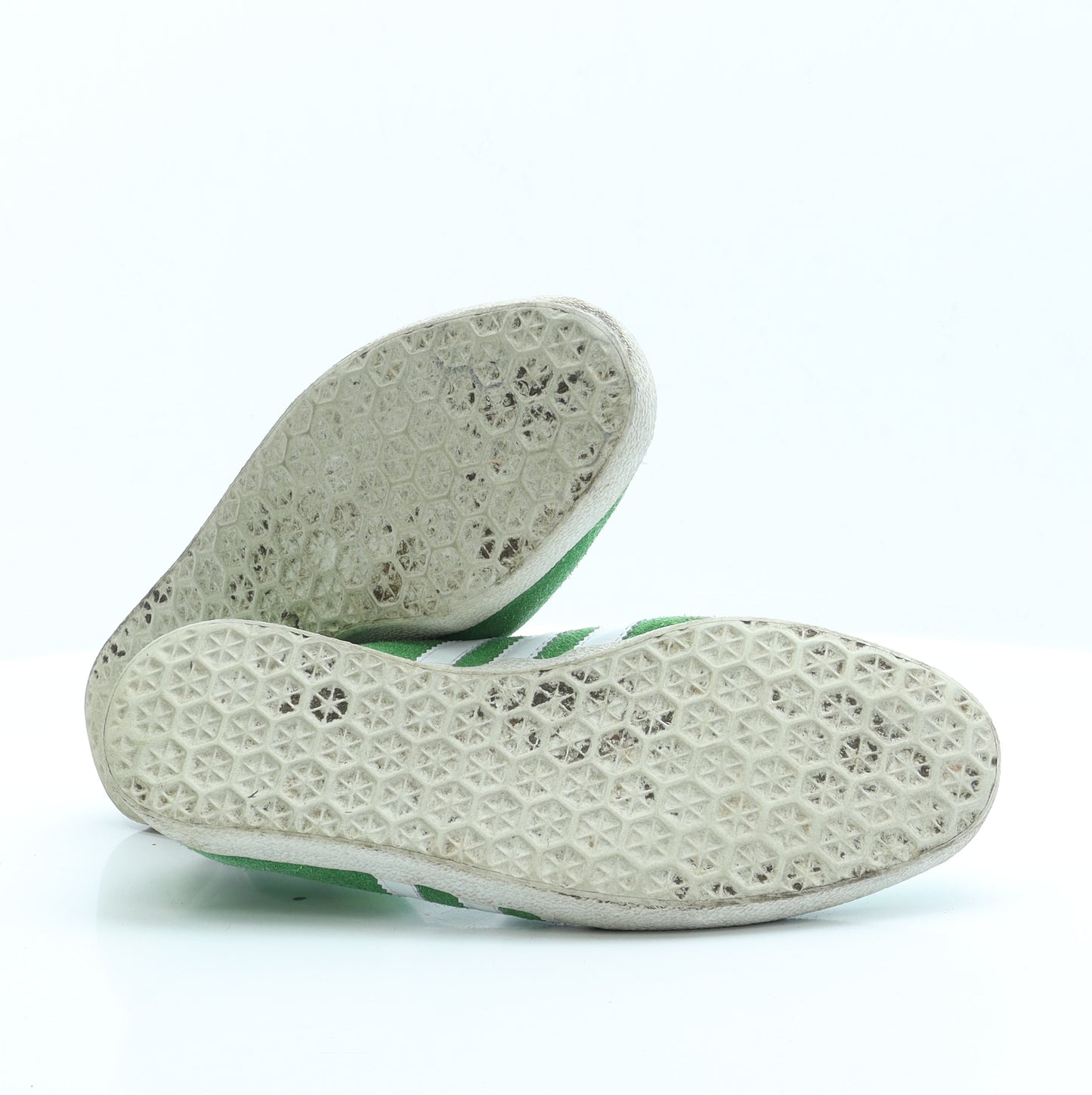 adidas Mens Green  Faux Suede Trainer Casual 9