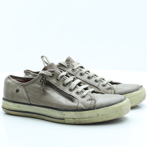 Preworn Womens Brown  Polyester Trainer Casual 6 39