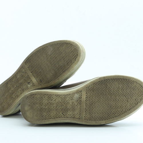 Preworn Womens Brown  Polyester Trainer Casual 6 39