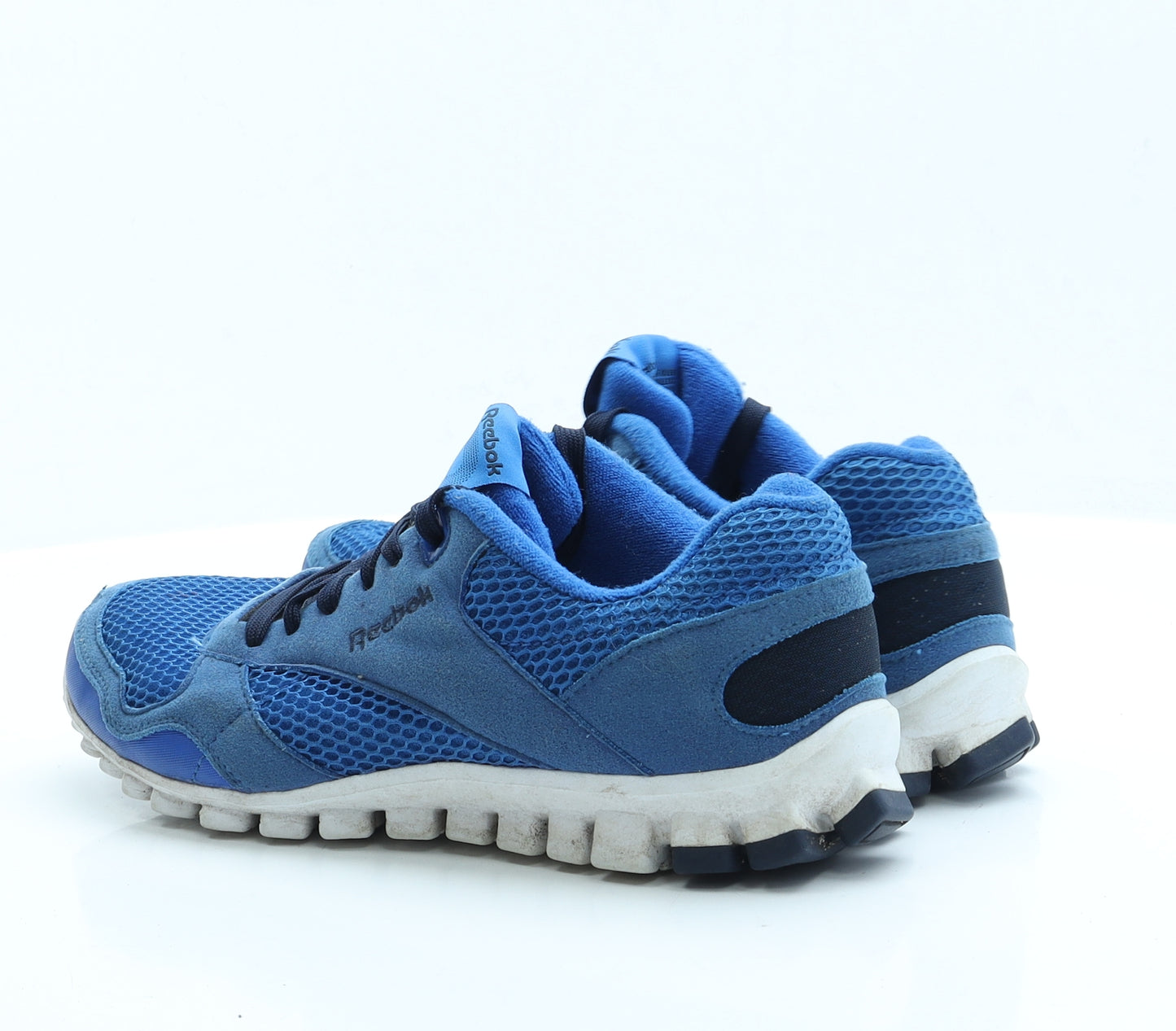Reebok Mens Blue  Polyester Trainer Casual 7 EUR 40.5 US 8